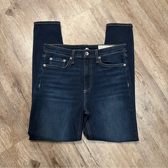 rag & bone Denim - Rag & Bone New York Nina High-Rise Ankle Skinny Jeans Size 27